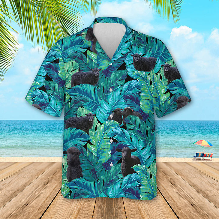 Black Headed Dorper Sheep Hawaiian Shirt,Hawaiian Shirt Gift, Christmas Gift