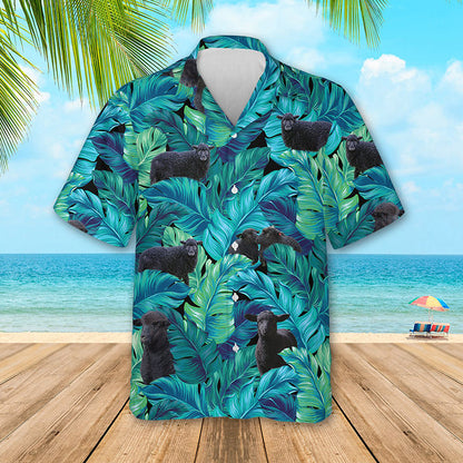 Black Headed Dorper Sheep Hawaiian Shirt,Hawaiian Shirt Gift, Christmas Gift