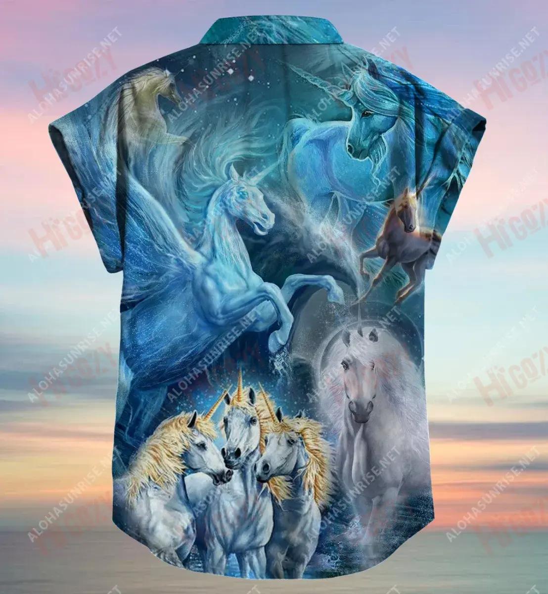 Be A Unicorn In A Field Of Horses Short Short Sleeve Shirt Vacation Hawaiian T Shirts Custom Hawaiian Shirts Funny Hawaiian Shirts, Hawaiian Shirt Gift, Christmas Gift