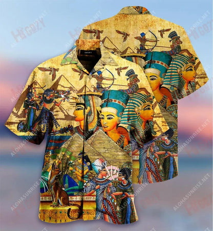 Daily Life Of Ancient Egyptian Short Hawaiian Shirt Hobbies Aloha Shirt Hawaiian Crazy Shirts Hawaiian Shirts For Women, Hawaiian Shirt Gift, Christmas Gift