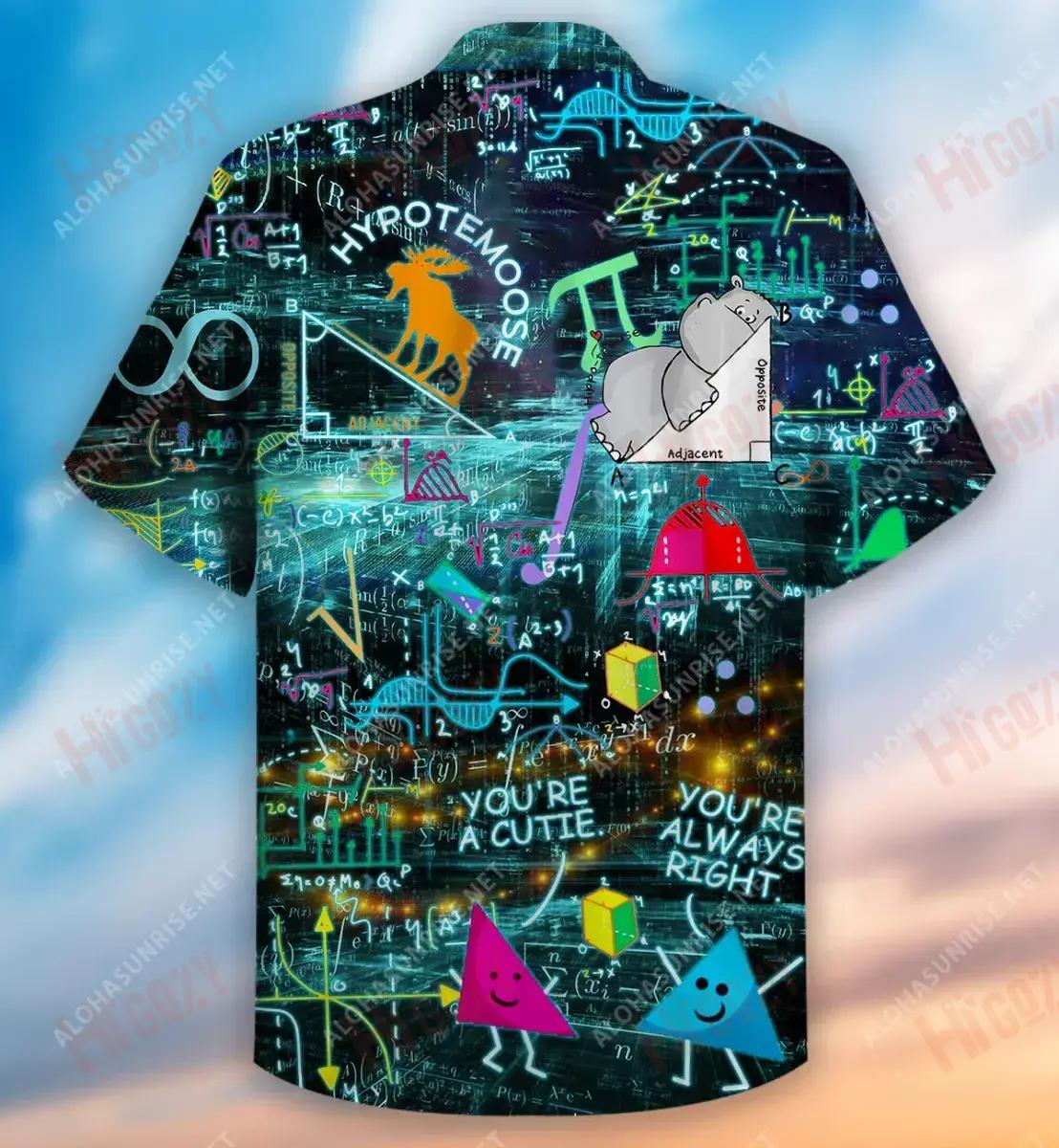 I Love Math It Makes People Cry Hawaiian Shirt Vacation Short Sleeve Custom Hawaiian Shirts Hawaiian Shirts For Women, Hawaiian Shirt Gift, Christmas Gift
