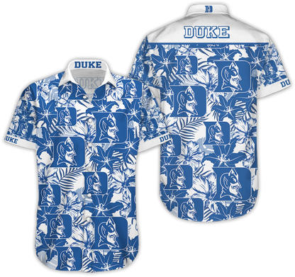 Duke Blue Devils Hawaiian Shirt_Hawaiian Shirt Gift, Christmas Gift