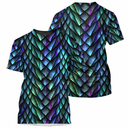 Dragon Scales - 3D All Over Printed Shirt Tshirt Hoodie Apparel
