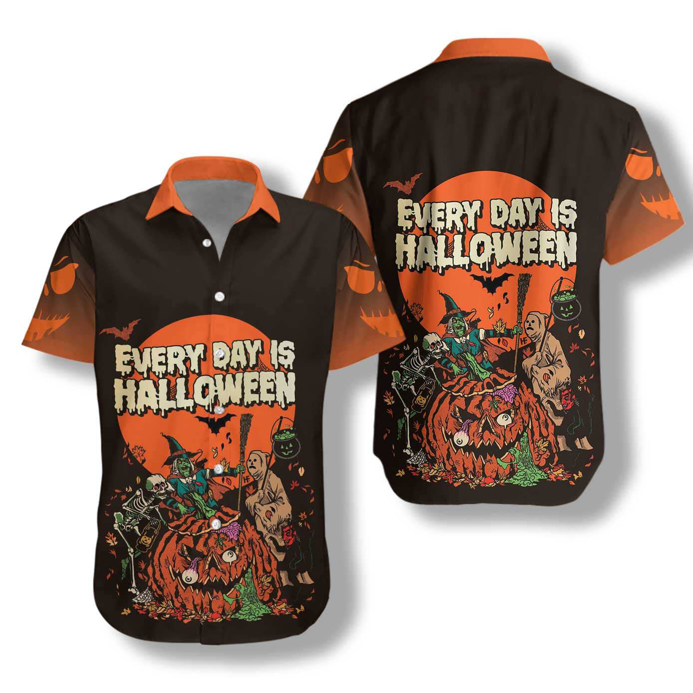 Cool Design Hawaiian Shirt Everyday Is Halloween, Hawaiian Shirt Gift, Christmas Gift