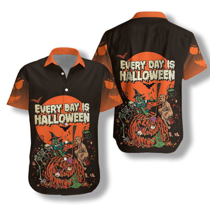 Cool Design Hawaiian Shirt Everyday Is Halloween, Hawaiian Shirt Gift, Christmas Gift
