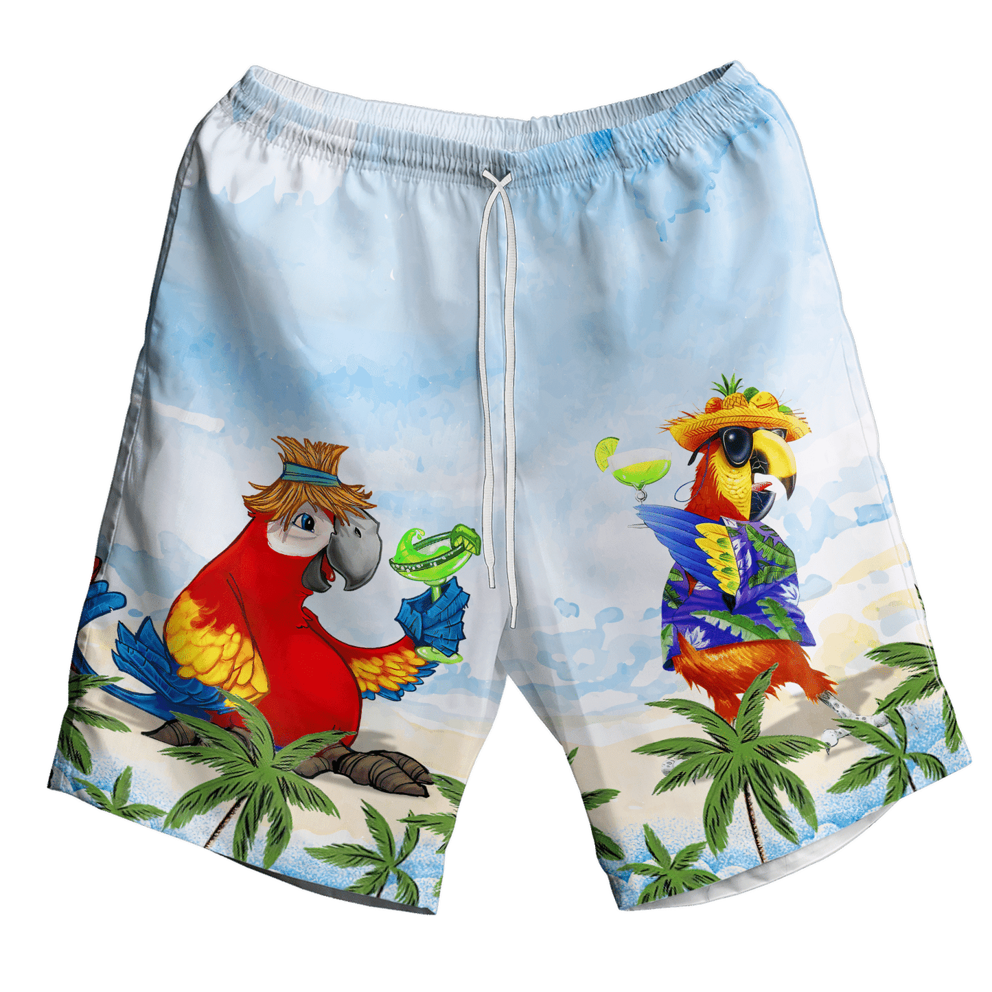 Beautiful Parrot Pattern Collection Design  Hawaiian Shirt, Hawaiian For Gift