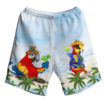 Beautiful Parrot Pattern Collection Design  Hawaiian Shirt, Hawaiian For Gift