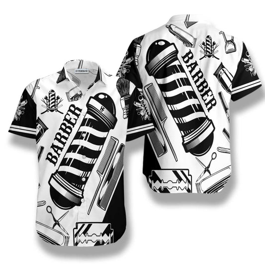 Classic Barber Is My Life Design Hawaiian Shirt, Hawaiian For Gift
