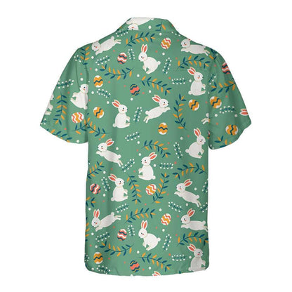 Easter Egg And Bunny Hawaiian Shirt,Hawaiian Shirt Gift, Christmas Gift
