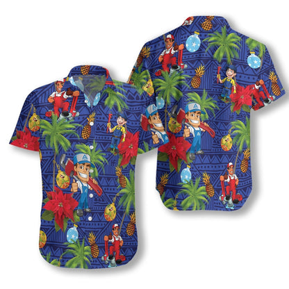 Cool Jesus American Eagle Trucker Design Hawaiian Shirt,Hawaiian Shirt Gift, Christmas Gift
