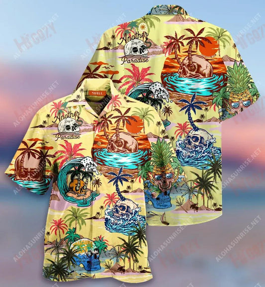 Discover Skull Islands Short Hawaiian Shirt Vacation Hawaiian T Shirts Custom Hawaiian Shirts Funny Hawaiian Shirts, Hawaiian Shirt Gift, Christmas Gift