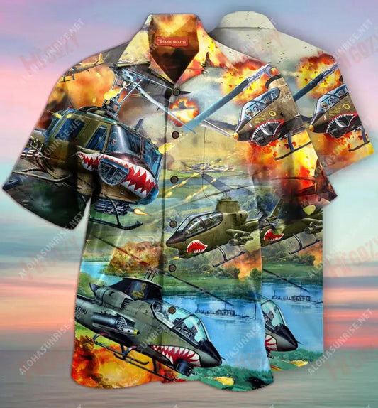 Huey Cobra Helicopter Remember The Days Unisex Short Sleeve Shirt Ocean Hawaiian T Shirts Best Hawaiian Shirts Hawaiian Shirts For Women, Hawaiian Shirt Gift, Christmas Gift