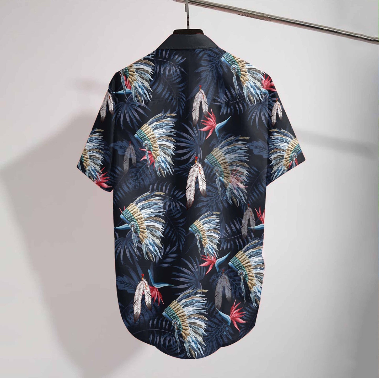 Dark Jungle Native Tropical Design Hawaiian Shirt,Hawaiian Shirt Gift, Christmas Gift