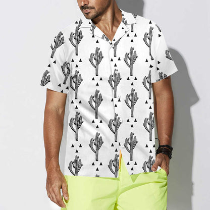 Desert Life Of Cactus Seamless Design Hawaiian Shirt,Hawaiian Shirt Gift, Christmas Gift