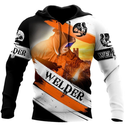 Premium Welder Unisex Theme Pretty Ornamental Hawaiian Shirt,Hawaiian Shirt Gift, Christmas Gift
