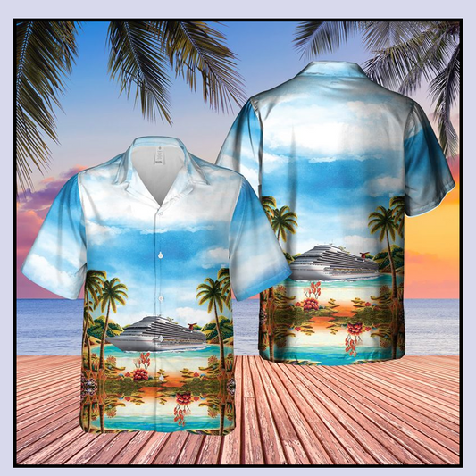 Cruise Ship Hawaiian Shirt, Hwaiian For Gift