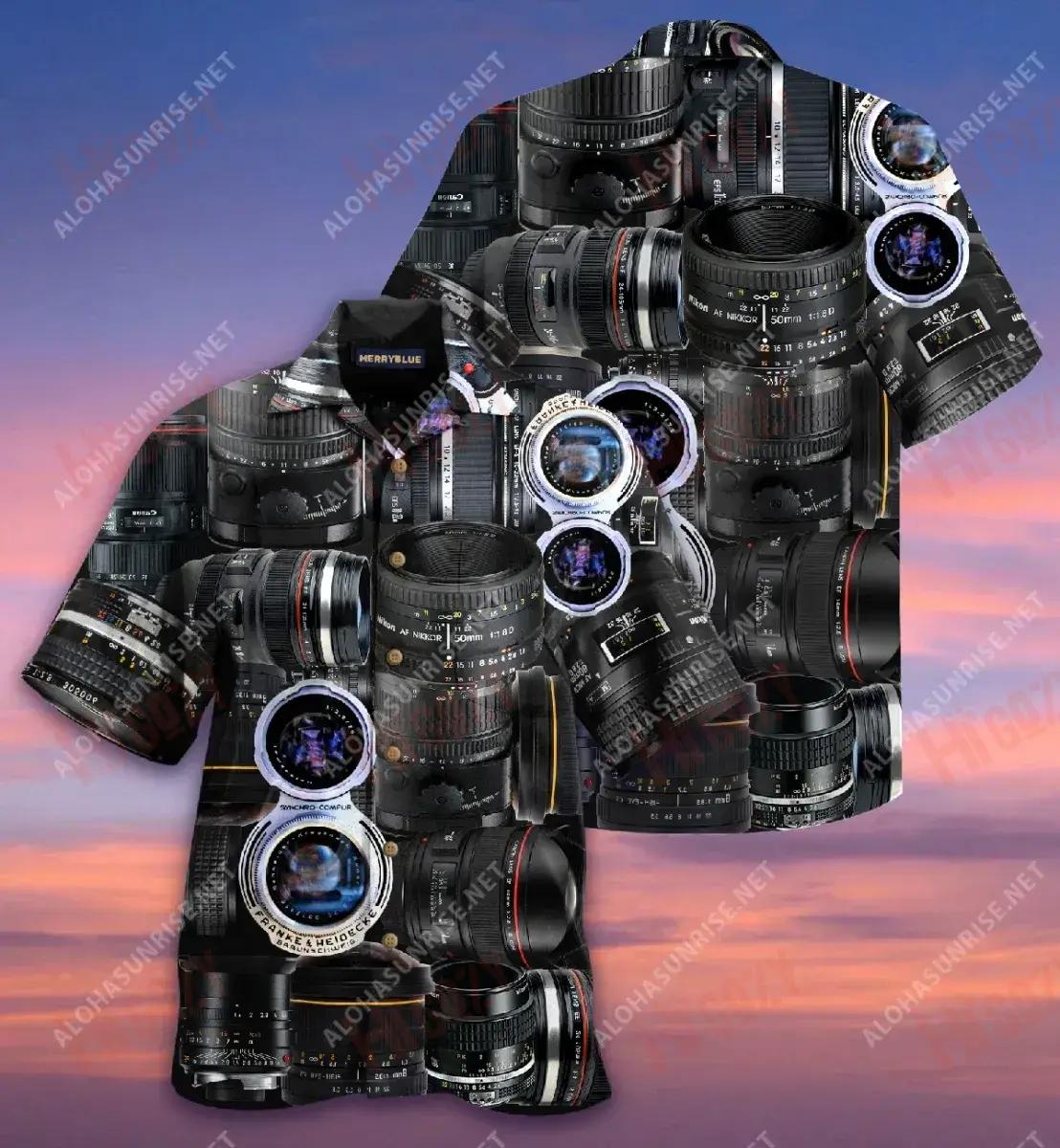 Once A Photographer Always A Photographer Unisex Hawaiian Shirt Summer Short Sleeve Vintage Hawaiian Shirts Funny Hawaiian Shirts, Hawaiian Shirt Gift, Christmas Gift