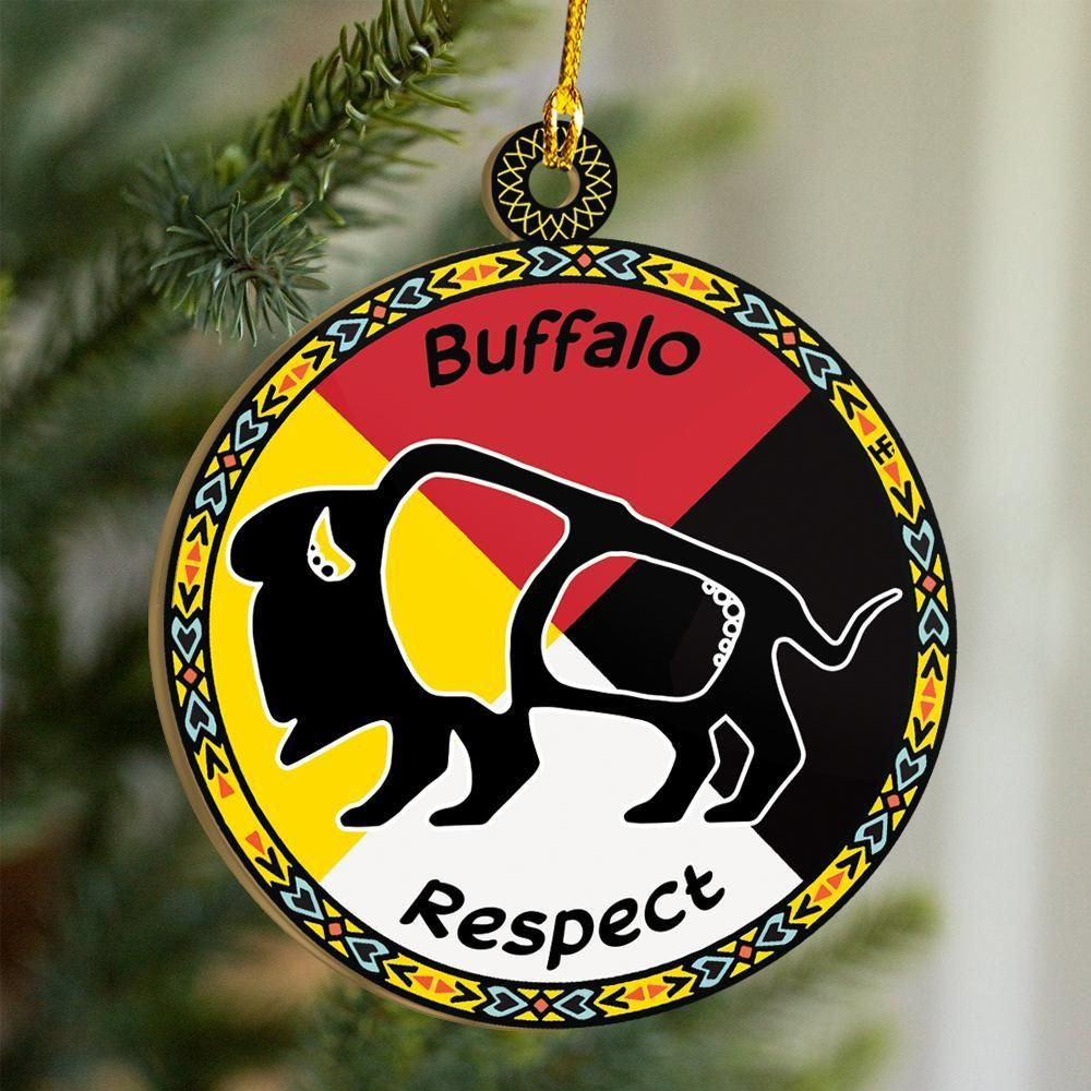 Buffalo - Respect Ornament, Happy Christmas Ornament, Christmas Gift, Christmas Decoration