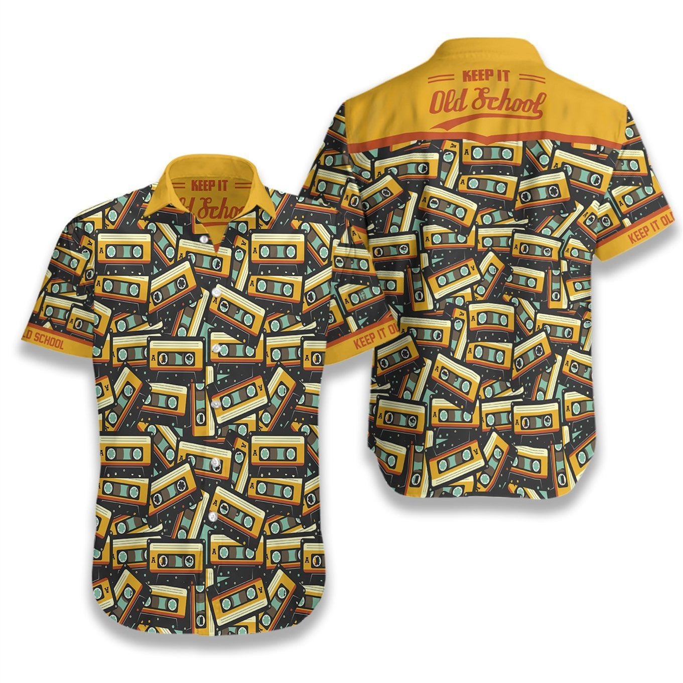 Keep It Old School Design Hawaiian Shirt, Hawaiian Shirt Gift, Christmas Gift