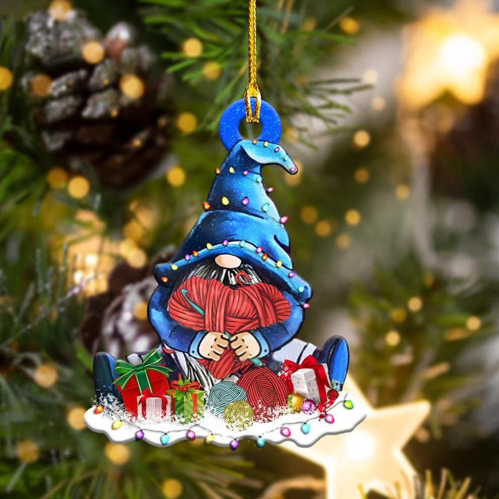 Crochet Gnomies Christmas Shape Ornament, Christmas Gift, Christmas Decoration