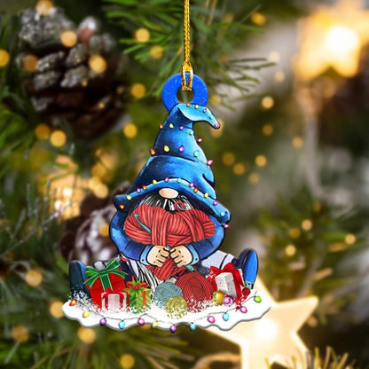 Crochet Gnomies Christmas Shape Ornament, Christmas Gift, Christmas Decoration
