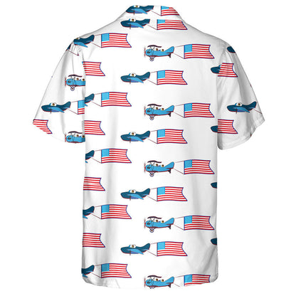 Festive Aircraft For The Day Regardless Of The United States Hawaiian Shirt, Hawaiian Shirt Gift, Christmas Gift