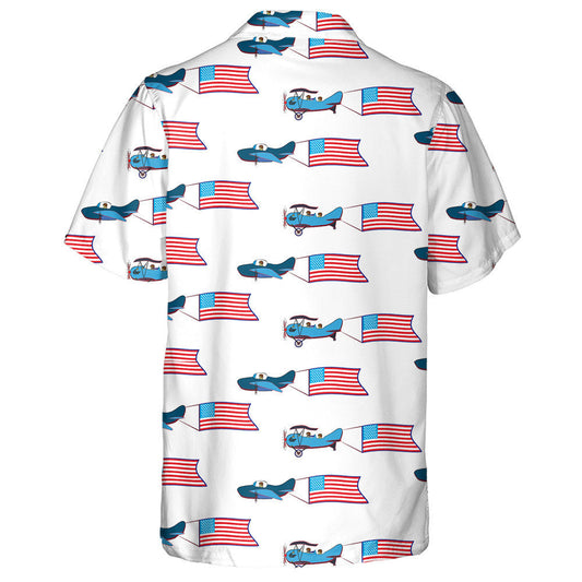 Festive Aircraft For The Day Regardless Of The United States Hawaiian Shirt, Hawaiian Shirt Gift, Christmas Gift