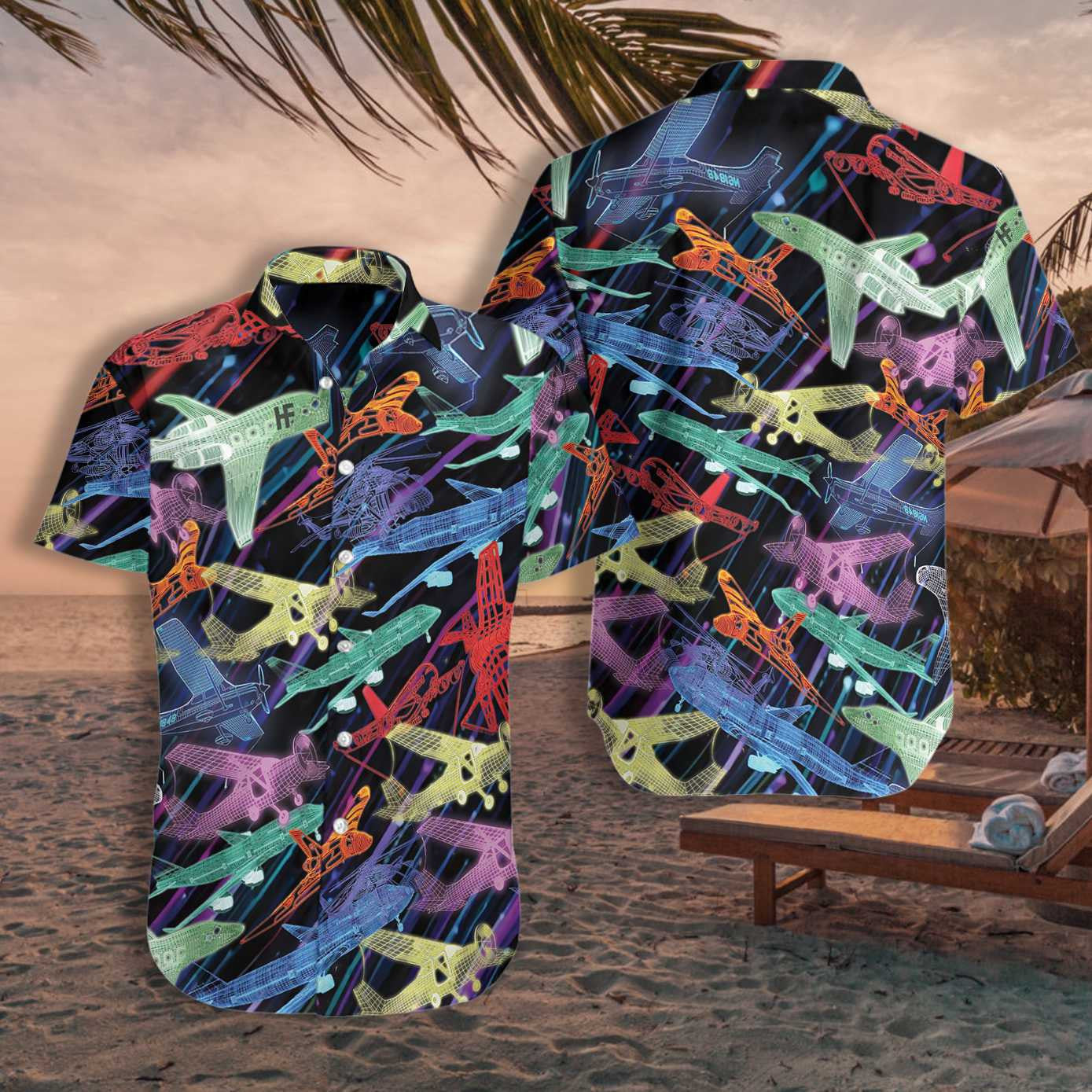 Vivid Design Hawaiian Shirt I Want To Fly Away, Hawaiian Shirt Gift, Christmas Gift
