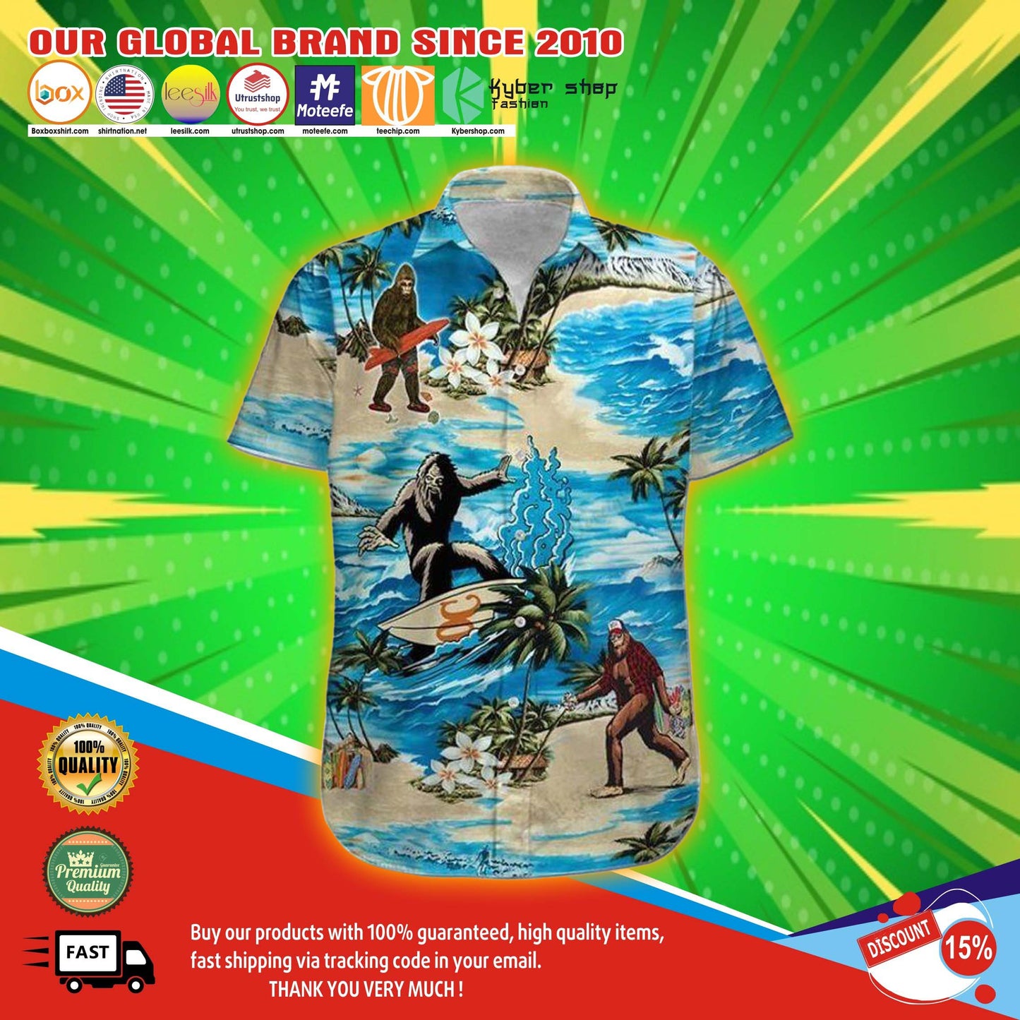 Big foot hawaiian shirt,Hawaiian Shirt Gift, Christmas Gift