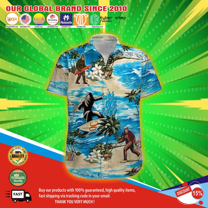 Big foot hawaiian shirt,Hawaiian Shirt Gift, Christmas Gift