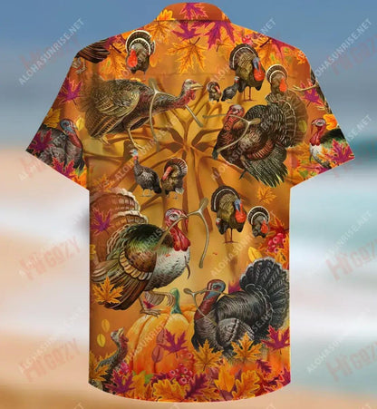 Happy Wishbone Thanksgiving Short Hawaiian Shirt Hobbies Hawaiian T Shirts Hawaiian Crazy Shirts Hawaiian Shirts For Men, Hawaiian Shirt Gift, Christmas Gift