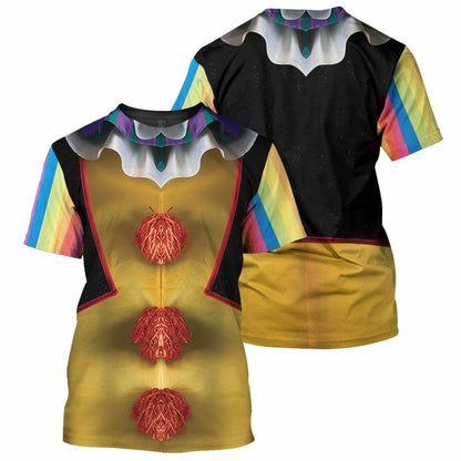 Clown - 3D Rundum Bedrucktes Shirt T-Shirt Hoodie Bekleidung