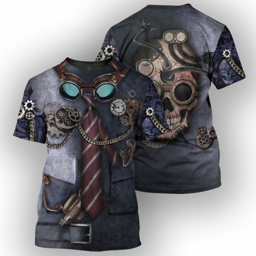Steampunk - 3D All Over Printed Shirt Tshirt Hoodie Apparel