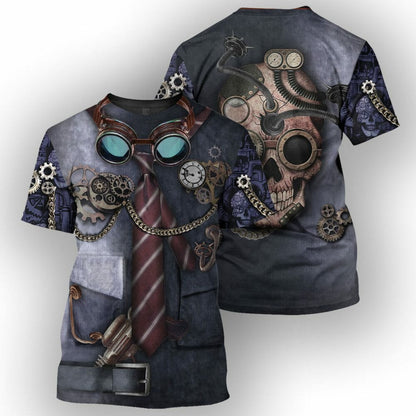 Steampunk - 3D All Over Printed Shirt Tshirt Hoodie Apparel