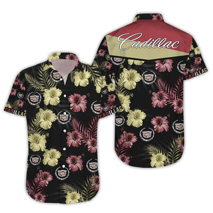 Cadillac Hawaiian Shirt_ Hawaiian Shirts -Hawaiian Shirt Gift, Christmas Gift