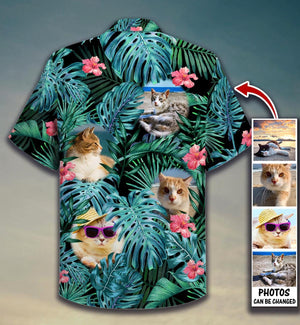 Saddle Brown Native American Wolf Design Hawaiian Shirt,Hawaiian Shirt Gift, Christmas Gift