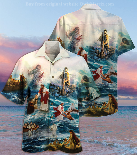 Jesus Saved My Life - Hawaiian Shirt, Hawaiian Shirt Gift, Christmas Gift