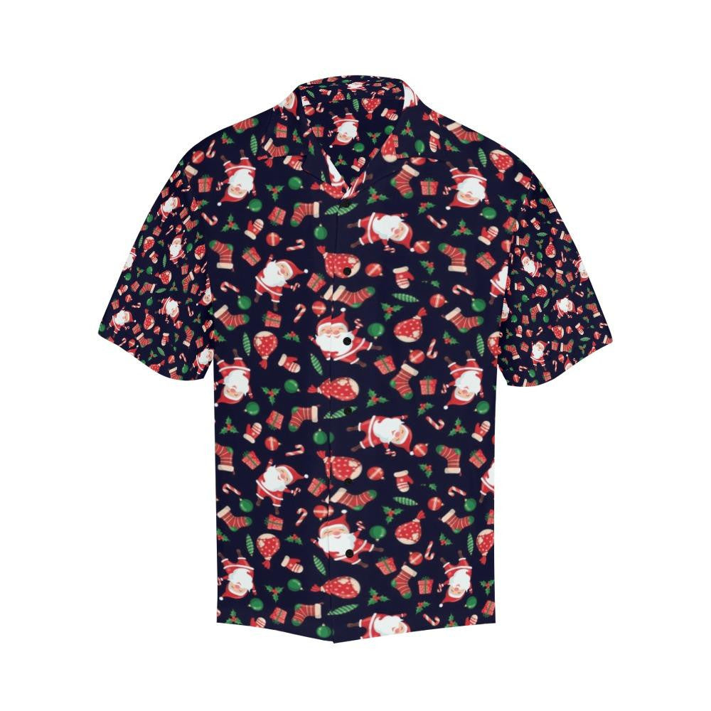 Lovely Cartoon Santa And Gifts On Christmas Hawaiian Shirt, Hawaiian Shirt, Christmas Gift