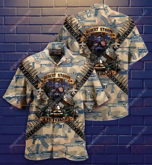 Powerful Soldiers Unisex Short Sleeve Shirt Summer Hawaiian T Shirts Tactical Hawaiian Shirt Hawaiian Shirt Pattern, Hawaiian Shirt Gift, Christmas Gift