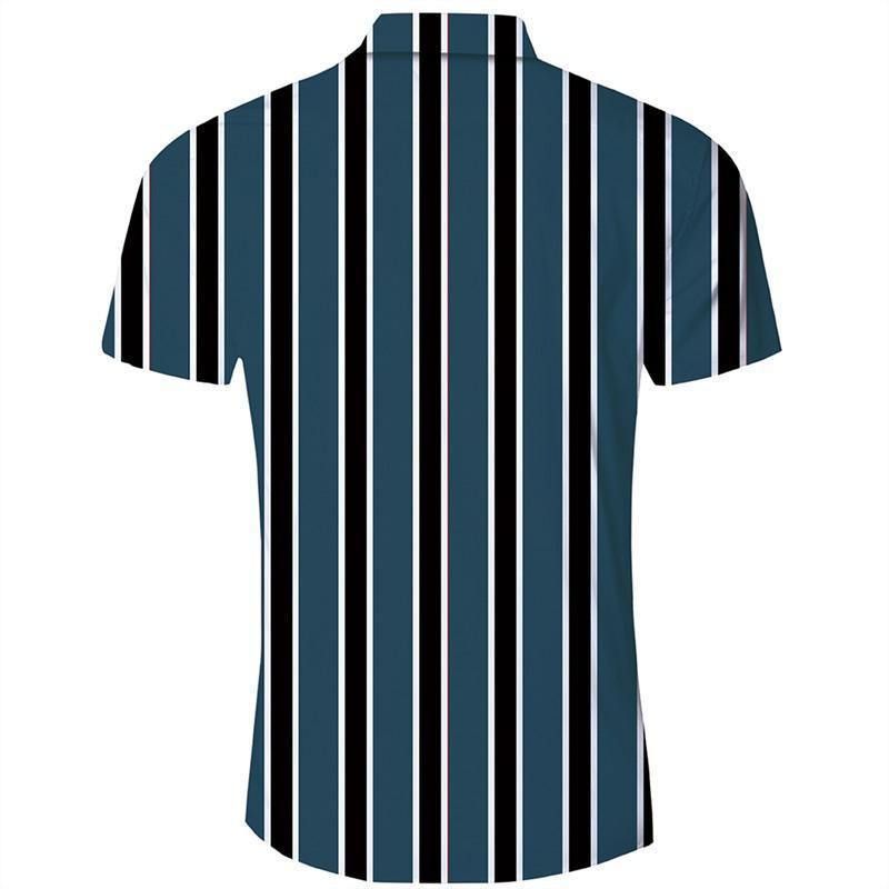 Buy Mens Hawaiian Shirts Stripe-Hawaiian Shirt Gift, Christmas Gift