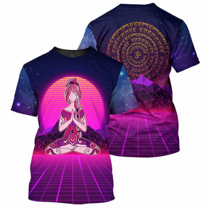 Yoga - 3D All Over Printed Shirt Tshirt Hoodie Apparel