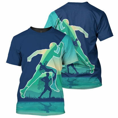 Man Running - 3D All Over Printed Shirt Tshirt Hoodie Apparel