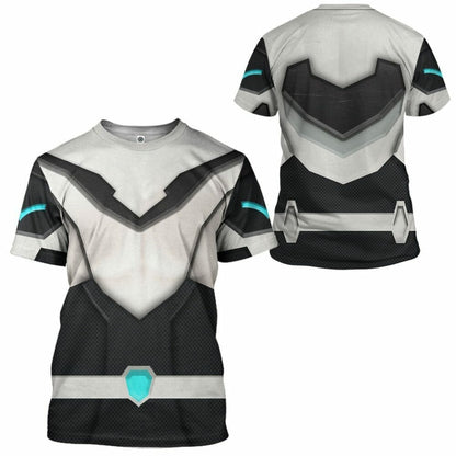 3D Voltron Legendary Defender Shiro Armor Custom Tshirt Hoodie Apparel