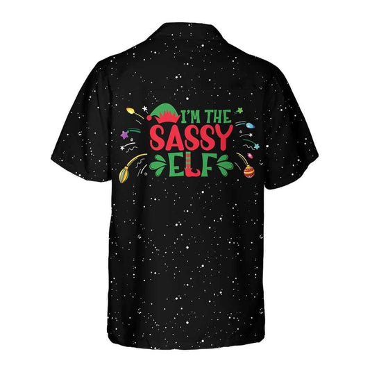 Christmas Elf Costume I'm The Sassy Elf Hawaiian Shirt, Hawaiian Shirt Gift, Christmas Gift