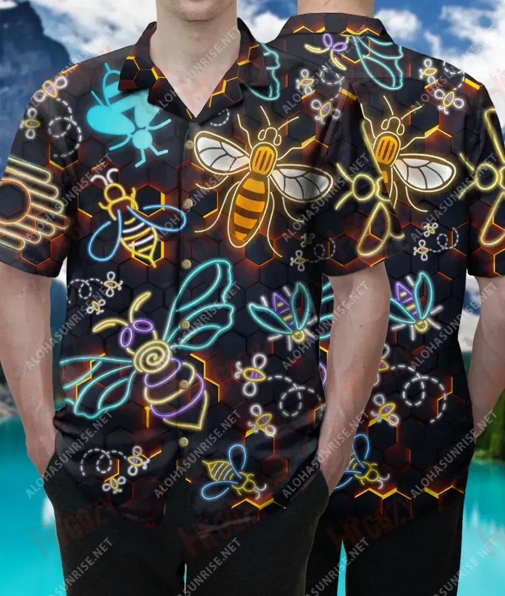 Always Bee Humble And Kind Unisex Short Sleeve Shirt Ocean Hawaiian T Shirts Vintage Hawaiian Shirts Funny Hawaiian Shirts, Christmas Gift
