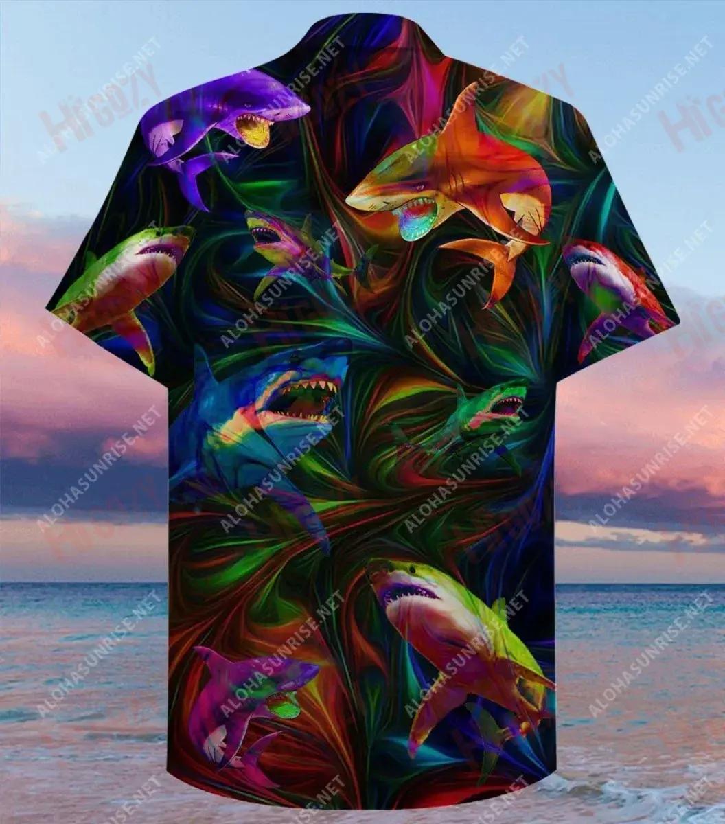Amazing Shark Unisex Hawaiian Shirt Vacation Short Sleeve Vintage Hawaiian Shirts Crazy Shirts Hawaii, Hawaiian Shirt Gift, Christmas Gift
