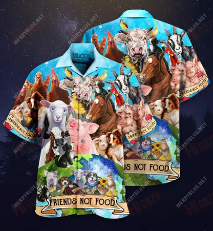 Go Vegan Short Hawaiian Shirt Vacation Aloha Shirt Hawaiian Crazy Shirts Hawaiian Shirts For Women, Hawaiian Shirt Gift, Christmas Gift