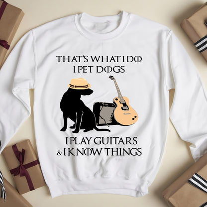 That's What I do I pet Ugly Sweater - Lustiges Sweatshirt, Weihnachtsgeschenke, hässlicher Pullover für Männer und Frauen