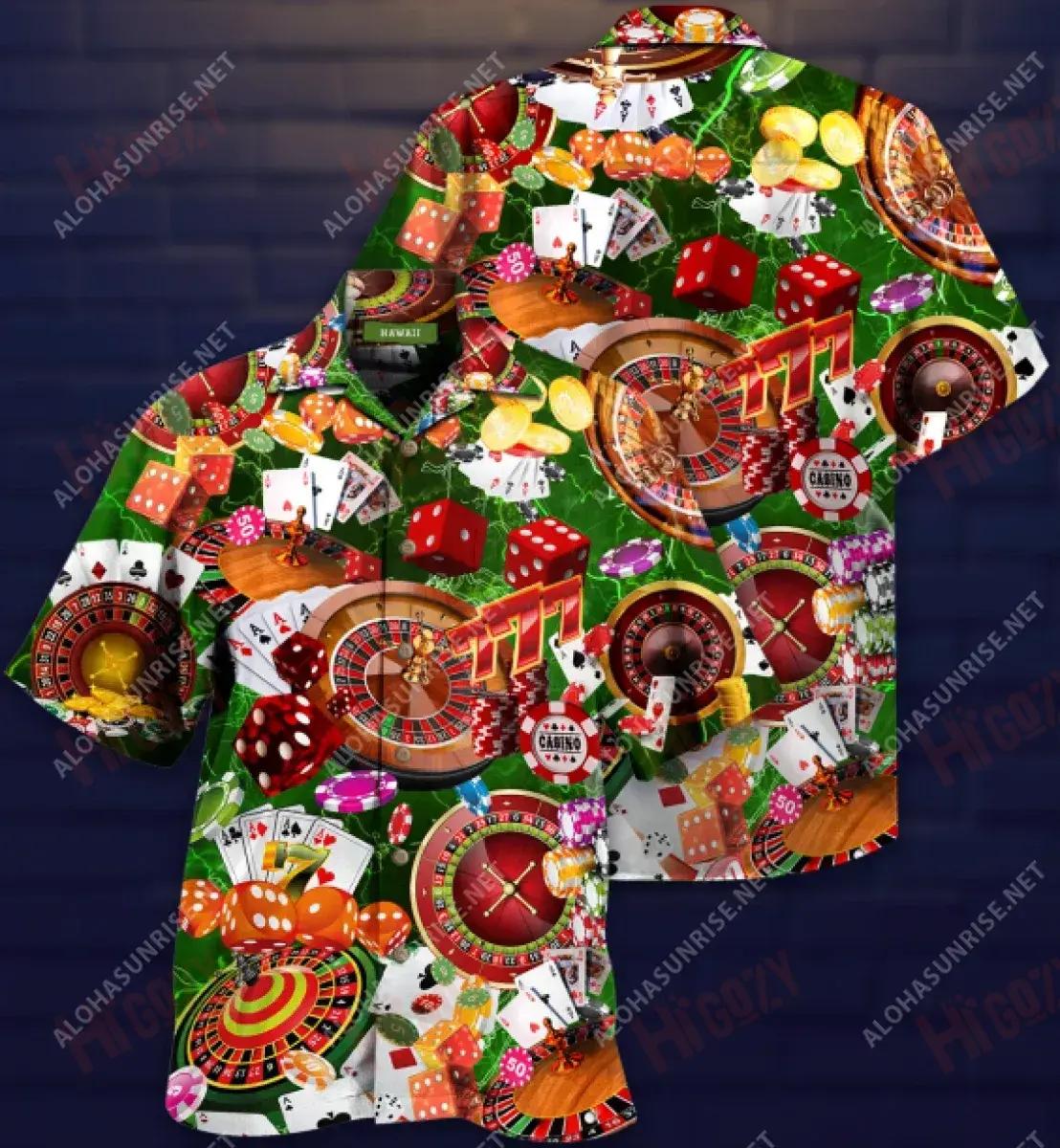 It'S Only A Gambling Problem If You'Re Losing Unisex Hawaiian Shirt Summer Short Sleeve Best Hawaiian Shirts Hawaiian Shirt Pattern, Hawaiian Shirt Gift, Christmas Gift