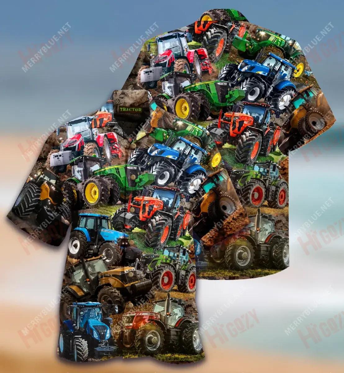 I Don'T Snore I Dream I'M A Tractor Unisex Hawaiian Shirt Summer Short Sleeve Custom Hawaiian Shirts Funny Hawaiian Shirts, Hawaiian Shirt Gift, Christmas Gift